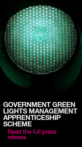 Government Green Lights Management Apprenticeship Scheme